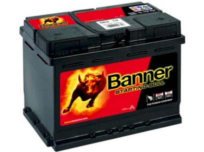 Autobaterie 12V  62Ah STARTING BULL 510A 241x175x190mm